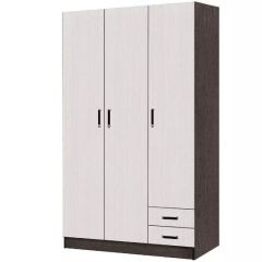 Шкаф распашной Эконом (Венге/Дуб Белфорд) в Стрежевом - strezevoi.mebel24.online | фото