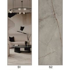 Шкаф-купе 1300 серии SILVER S1+S1+B2+PL2 (2 ящика+1 штанга+1 полка) профиль «Серебро» в Стрежевом - strezevoi.mebel24.online | фото 7