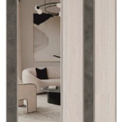 Шкаф-купе 1300 серии SILVER S1+S1+B2+PL2 (2 ящика+1 штанга+1 полка) профиль «Серебро» в Стрежевом - strezevoi.mebel24.online | фото 8