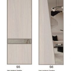 Шкаф-купе 1300 серии SILVER S1+S1+B2+PL2 (2 ящика+1 штанга+1 полка) профиль «Серебро» в Стрежевом - strezevoi.mebel24.online | фото 11