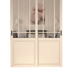 Шкаф-купе 1500 серии NEW CLASSIC K4+K4+B2+PL4 (2 ящика+F обр. штанга) профиль «Капучино» в Стрежевом - strezevoi.mebel24.online | фото 15