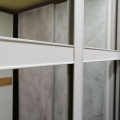 Шкаф-купе 1500 серии NEW CLASSIC K4+K4+B2+PL4 (2 ящика+F обр. штанга) профиль «Капучино» в Стрежевом - strezevoi.mebel24.online | фото 6
