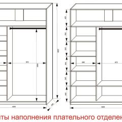 Шкаф-купе 1600 серии SOFT D6+D4+B2+PL2 (2 ящика+1штанга+1 полка) профиль «Капучино» в Стрежевом - strezevoi.mebel24.online | фото 8