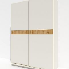 Шкаф-купе 1600 серии SOFT D6+D6+B2+PL3 (2 ящика+2штанги) профиль «Капучино» в Стрежевом - strezevoi.mebel24.online | фото 4