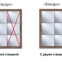 Шкаф-купе №19 Серия 3 Квадро (1700) Ясень Анкор светлый в Стрежевом - strezevoi.mebel24.online | фото 3