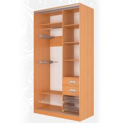 Шкаф-купе Жаклин 1200 вариант 2 (Зеркало/Зеркало) в Стрежевом - strezevoi.mebel24.online | фото 3