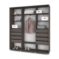 МАРТИН Шкаф-купе Анкор темный (2200*450) М421 в Стрежевом - strezevoi.mebel24.online | фото 4
