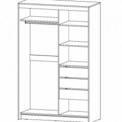 РИВЬЕРА Шкаф-купе 2х створчатый в Стрежевом - strezevoi.mebel24.online | фото 2