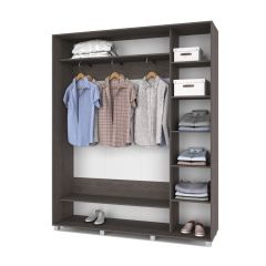 РОЛАНД Шкаф-купе Анкор темный (450*1800) Р481 в Стрежевом - strezevoi.mebel24.online | фото 2