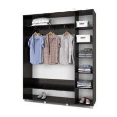 РОЛАНД Шкаф-купе Венге (450*1800) Р481 в Стрежевом - strezevoi.mebel24.online | фото 2