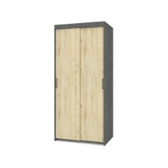ТОМАС Шкаф-купе Камень темный - Ирландский дуб Т21 в Стрежевом - strezevoi.mebel24.online | фото