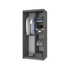 ТОМАС Шкаф-купе Камень темный - Ирландский дуб Т21 в Стрежевом - strezevoi.mebel24.online | фото 2