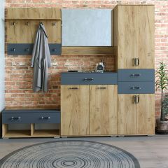 Шкаф с ящиками НКМ Бостон Секция 6 в Стрежевом - strezevoi.mebel24.online | фото 2