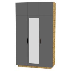Шкаф с зеркалом "Аврора (H21_M)" в Стрежевом - strezevoi.mebel24.online | фото 19