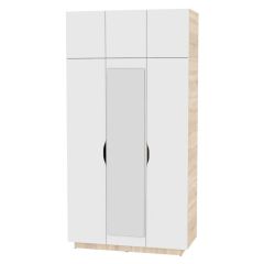 Шкаф с зеркалом "Аврора (H23_M)" в Стрежевом - strezevoi.mebel24.online | фото