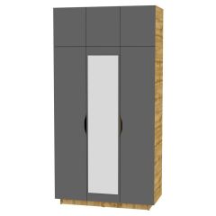 Шкаф с зеркалом "Аврора (H23_M)" в Стрежевом - strezevoi.mebel24.online | фото 19