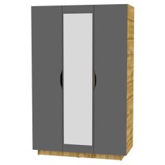 Шкаф с зеркалом "Аврора (H24_M)" в Стрежевом - strezevoi.mebel24.online | фото 2