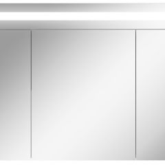 Шкаф-зеркало Аврора 100 с подсветкой LED Домино (DV8012HZ) в Стрежевом - strezevoi.mebel24.online | фото