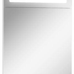 Шкаф-зеркало Аврора 55 левый с подсветкой LED Домино (DV8003HZ) в Стрежевом - strezevoi.mebel24.online | фото
