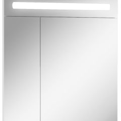 Шкаф-зеркало Аврора 65 с подсветкой LED Домино (DV8006HZ) в Стрежевом - strezevoi.mebel24.online | фото