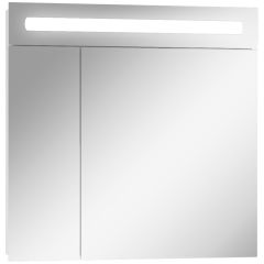 Шкаф-зеркало Аврора 70 с подсветкой LED Домино (DV8007HZ) в Стрежевом - strezevoi.mebel24.online | фото
