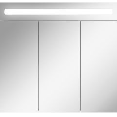Шкаф-зеркало Аврора 80 с подсветкой LED Домино (DV8009HZ) в Стрежевом - strezevoi.mebel24.online | фото 4