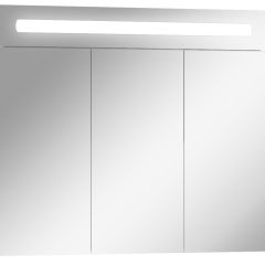 Шкаф-зеркало Аврора 80 с подсветкой LED Домино (DV8009HZ) в Стрежевом - strezevoi.mebel24.online | фото