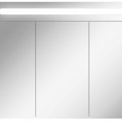 Шкаф-зеркало Аврора 85 с подсветкой LED Домино (DV8010HZ) в Стрежевом - strezevoi.mebel24.online | фото 4