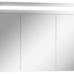 Шкаф-зеркало Аврора 90 с подсветкой LED Домино (DV8011HZ) в Стрежевом - strezevoi.mebel24.online | фото