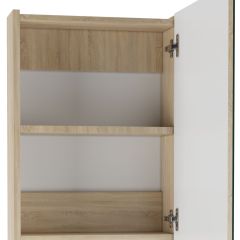 Шкаф-зеркало Мечта 50 Дуб сонома АЙСБЕРГ (DM2318HZ) в Стрежевом - strezevoi.mebel24.online | фото 2