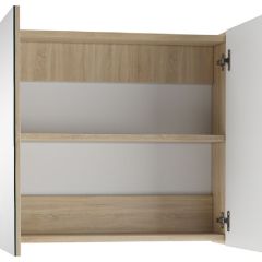 Шкаф-зеркало Мечта 60 Дуб сонома АЙСБЕРГ (DM2319HZ) в Стрежевом - strezevoi.mebel24.online | фото 2