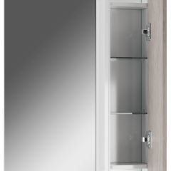 Шкаф-зеркало Uno 60 Дуб серый левый/правый Домино (DU1503HZ) в Стрежевом - strezevoi.mebel24.online | фото 4