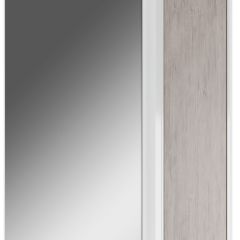 Шкаф-зеркало Uno 60 Дуб серый левый/правый Домино (DU1503HZ) в Стрежевом - strezevoi.mebel24.online | фото