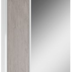 Шкаф-зеркало Uno 60 Дуб серый левый/правый Домино (DU1503HZ) в Стрежевом - strezevoi.mebel24.online | фото 2