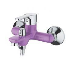 Смеситель для ванны Accoona A6367S фиолетовый в Стрежевом - strezevoi.mebel24.online | фото