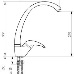 Смеситель MS-001 в Стрежевом - strezevoi.mebel24.online | фото 2