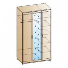 Спальня Мелисса композиция 3 (Акация Молдау) в Стрежевом - strezevoi.mebel24.online | фото 4