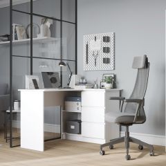 МОРИ Спальный гарнитур (белый) в Стрежевом - strezevoi.mebel24.online | фото 15
