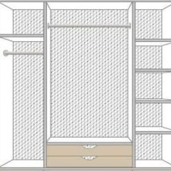 Спальный гарнитур Ольга (модульная) беж/золото в Стрежевом - strezevoi.mebel24.online | фото 5