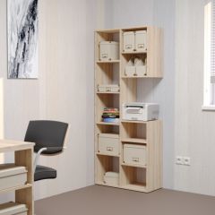 Стеллаж Элемент-2 (дуб сонома) в Стрежевом - strezevoi.mebel24.online | фото 3