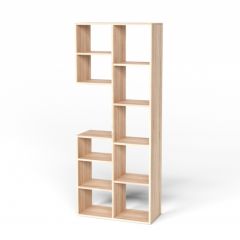 Стеллаж Элемент-2 (дуб сонома) в Стрежевом - strezevoi.mebel24.online | фото