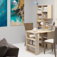 Стеллаж Элемент-2 (дуб сонома) в Стрежевом - strezevoi.mebel24.online | фото 4
