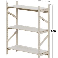 Стеллаж Конструктор Арт.С1000-1 в Стрежевом - strezevoi.mebel24.online | фото 2