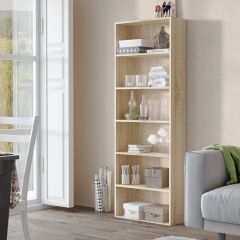 Стеллаж Лофт (Дуб сонома) в Стрежевом - strezevoi.mebel24.online | фото