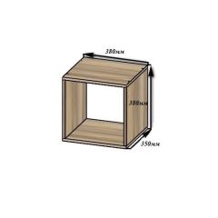 Стеллаж Ярофф №1, односекционный в Стрежевом - strezevoi.mebel24.online | фото 2