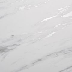 Стол BELLUNO 160 MARBLES KL-99 Белый мрамор матовый, итальянская керамика/ белый каркас, ®DISAUR в Стрежевом - strezevoi.mebel24.online | фото 9