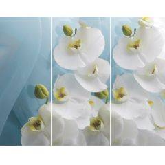 Стол Бостон-3 (Белая Орхидея) 1100/1420*700, опора Брифинг в Стрежевом - strezevoi.mebel24.online | фото 2