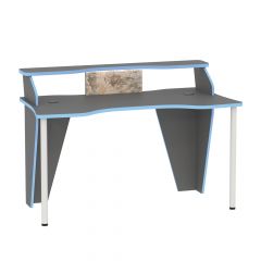 Стол компьютерный 12.61 Индиго в Стрежевом - strezevoi.mebel24.online | фото