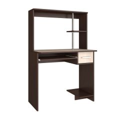 Стол компьютерный Дебют с пеналом (венге/лоредо) в Стрежевом - strezevoi.mebel24.online | фото 2