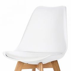 Стул Barneo N-12-2 Sephi PU белый в Стрежевом - strezevoi.mebel24.online | фото 2
